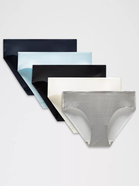 InvisiWear Mid-Rise Bikini Underwear *5 Pack