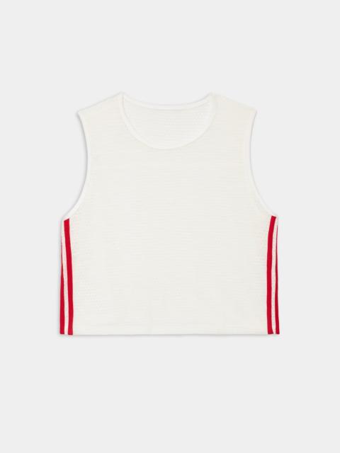 Logan Mesh Tank With Stripe