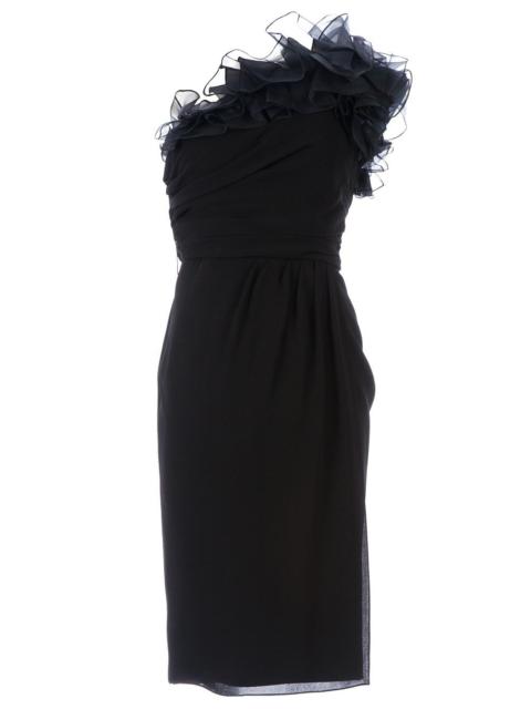 ruffled one-shoulder dress