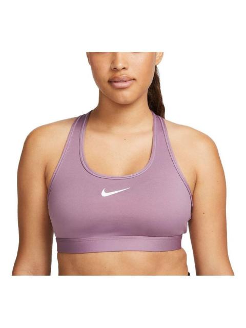 (WMNS) Nike Swoosh Medium Support Padded Sports Bra 'Violet Dust' DX6822-536