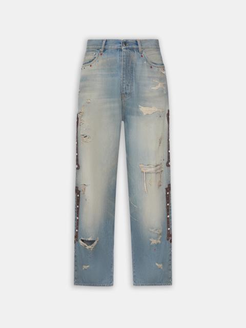 WOMEN'S BONES STUDDED JEAN