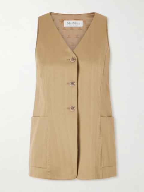 Falla Tailored Cotton-jersey Vest