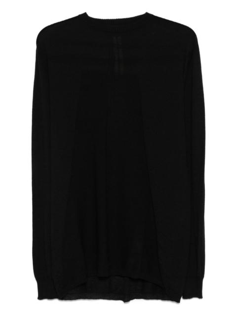 crew-neck wool jumper