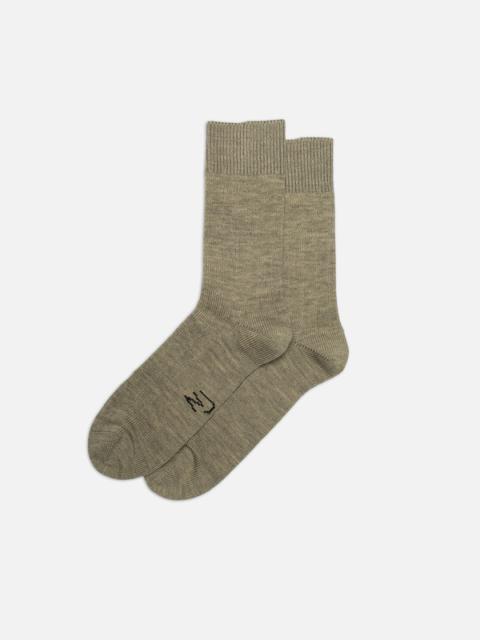 Men Broad Ribbed Socks Desert