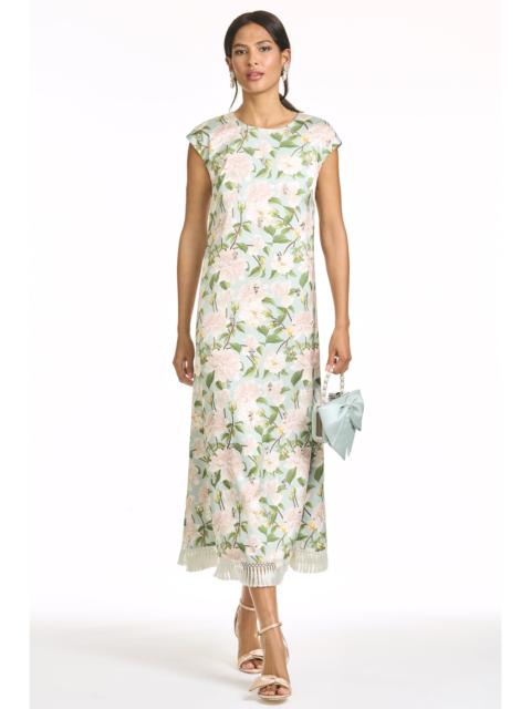 EMBELLISHED ANNETTE DRESS - CELADON SWEETBRIAR