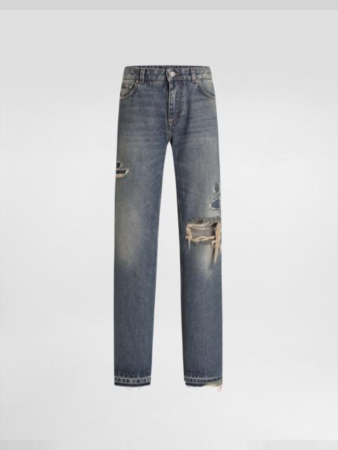 5-pocket denim trousers