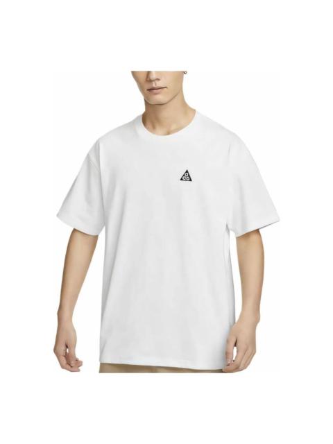 Nike AS M ACG DF TEE M90 LBR+HBR TR T-Shirt Asia Sizing 'White Orange' HJ0799-121