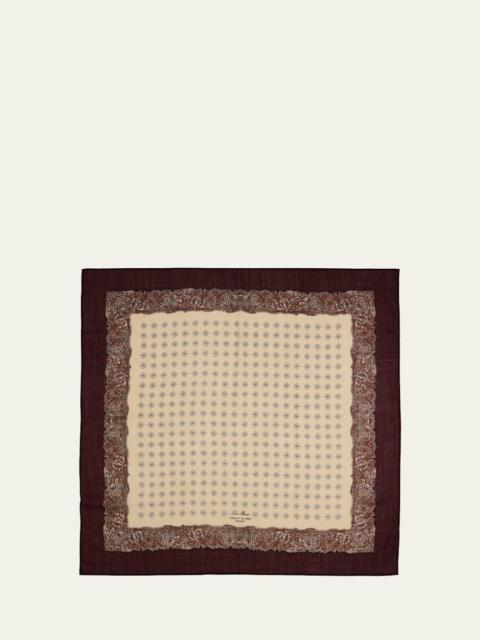 Men's Cornice di Cardi Wool Foulard