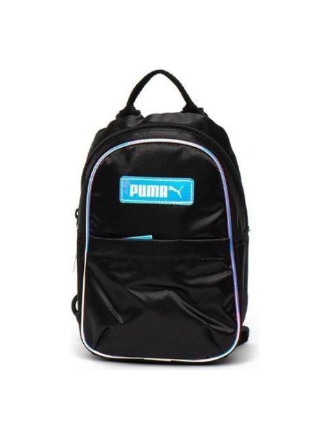 (WMNS) PUMA Prime Time Mini Backpack 'Black Blue' 076984-01