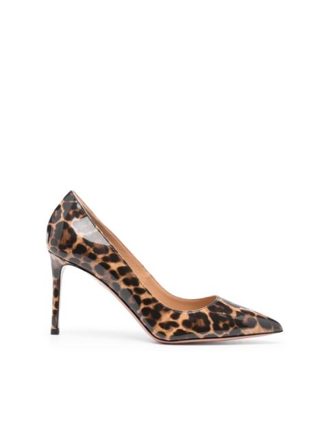 leopard-print 80mm pumps