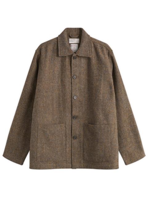 Universal Works Harris Tweed Plaid Easy Jacket