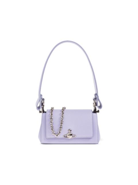 top-handle chain-strap cross body bag