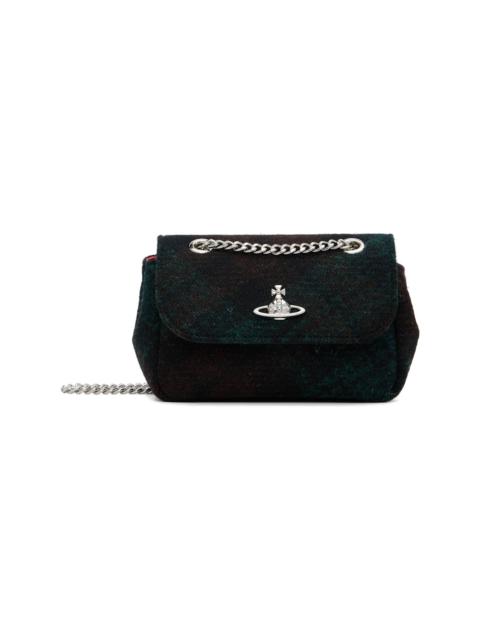 Green Check Small Chain Bag
