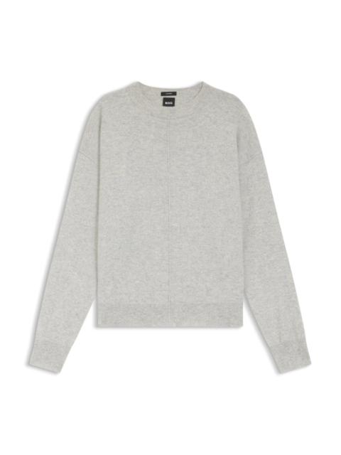 RELAXED-FIT V-NECK SWEATER IN PURE CASHMERE