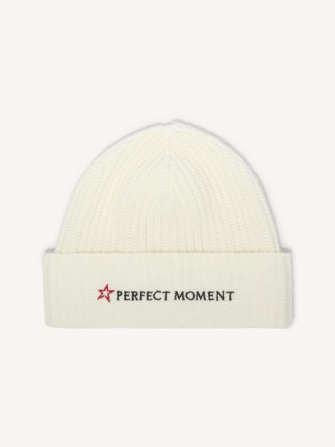 Knitted Ribbed Logo Beanie