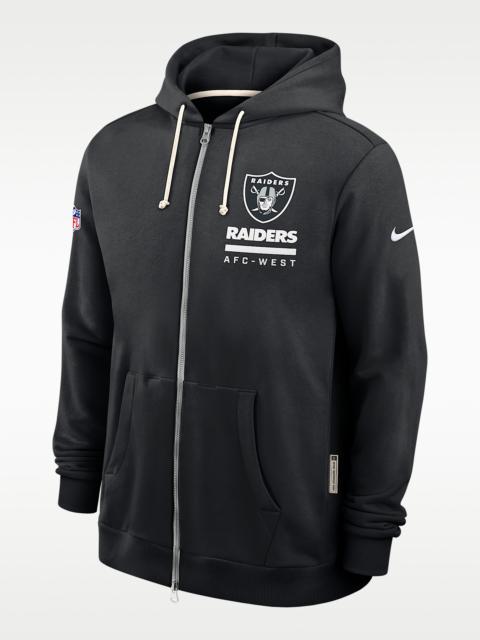 Las Vegas Raiders Utility Player Sideline Men's Nike Dri-FIT NFL Full-Zip Hoodie