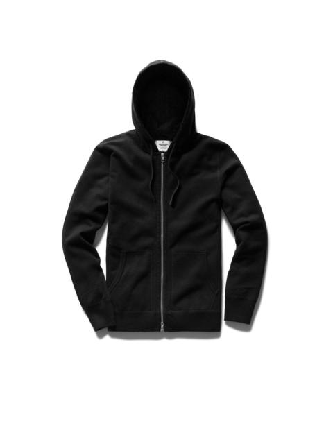 Lightweight Terry Zip Hoodie Black