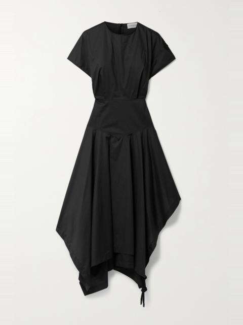 + 1 JW Anderson asymmetric cotton-poplin dress