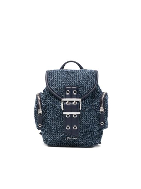 buckle zip backpack