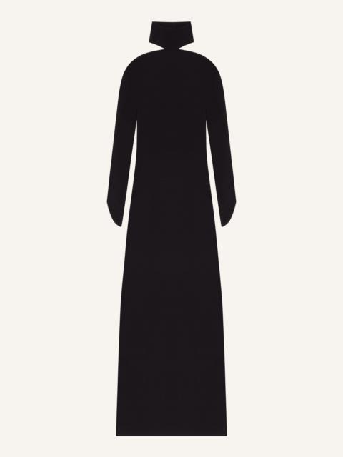 CIRCLE MOCKNECK GOWN