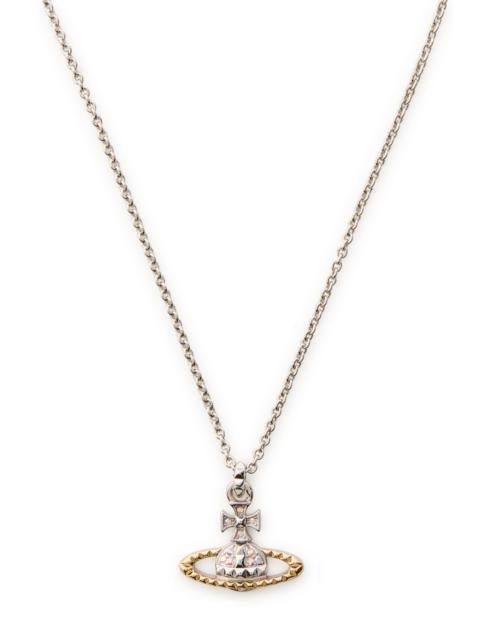 Vivienne Westwood Mayfair Bas Relief Two-toned Rhodium-plated Necklace