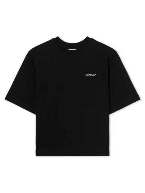 Scribble Diag Boxy T-Shirt