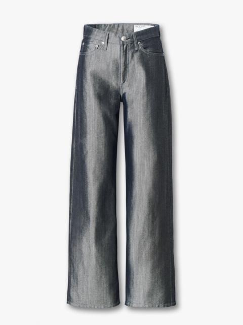 Logan Wide-Leg Jeans
Lightweight Rigid in Metallic Indigo