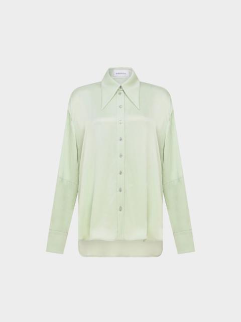 ELDA TOP IN SATIN BACK CREPE