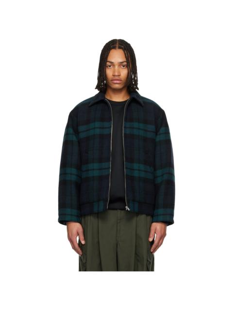 Green & Blue Wrecker Jacket