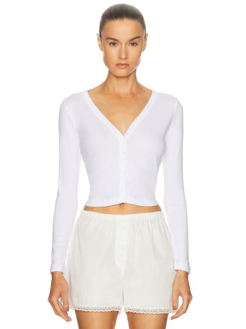 Supima Cotton New Classic V-Neck Cardigan