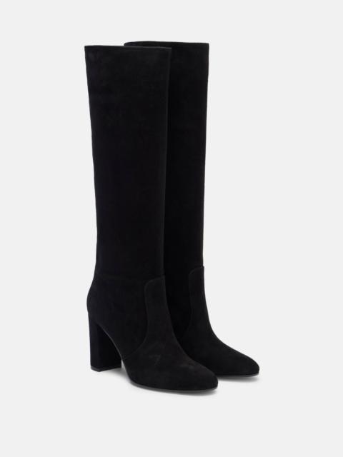 Glen 85 suede knee-high boots