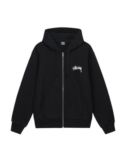 Stussy Burning Stock Zip Hoodie 'Black'