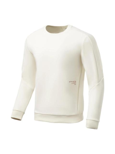 Li-Ning Lifestyle Cotton Crewneck Pullover 'White' AWDS007-5
