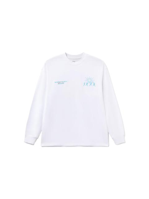 Li-Ning The Power Of The Nature Graphic Long Sleeve T-shirt 'White' AHSRB97-3