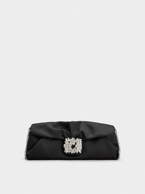 Efflorescence Clutch in satin