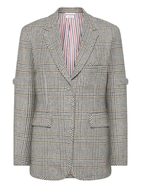 Hunting tweed armband blazer
