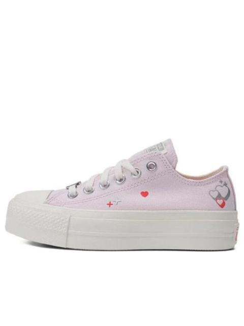 (WMNS) Converse Chuck Taylor All Star Lift Platform Y2K Heart Low Top 'Pale Pink' A09115C
