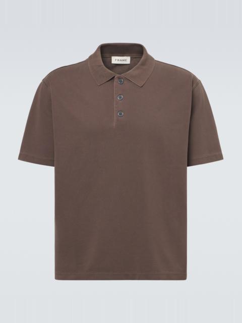 Cotton piqué polo shirt