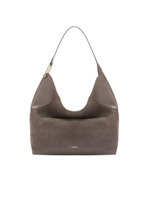 L Lara logo-detail shoulder bag
