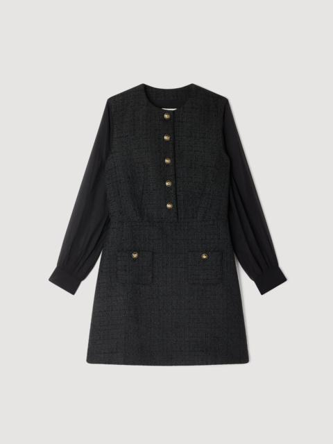 LONG-SLEEVED MINI DRESS