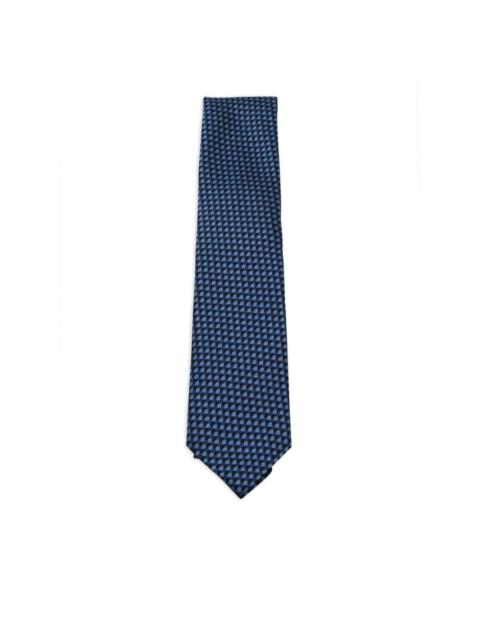 geometric-pattern tie