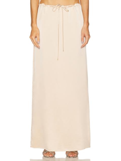 Sol Drawstring Maxi Skirt