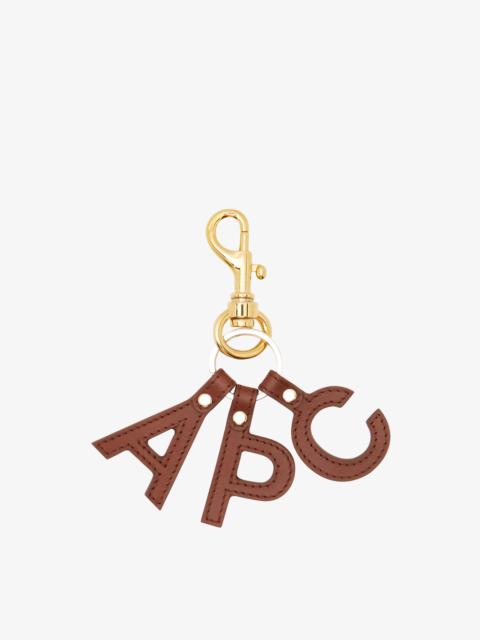 LETTRES A.P.C. KEYCHAIN
