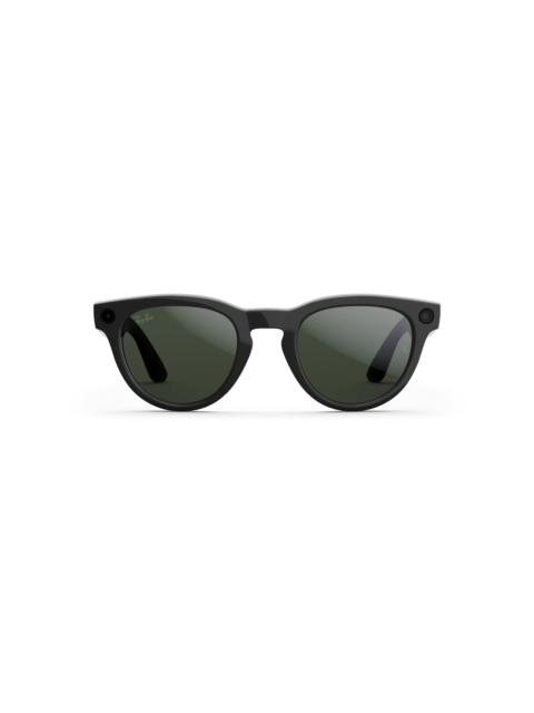 Ray-Ban Meta Headliner (Gen 2) Shiny Black Transitions® Graphite Green Lenses