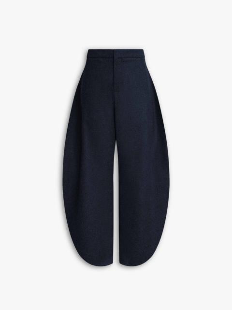 WOOL FLANNEL PETAL PANTS