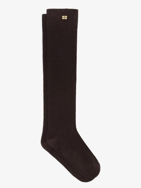 WOOL MIX HIGH SOCKS