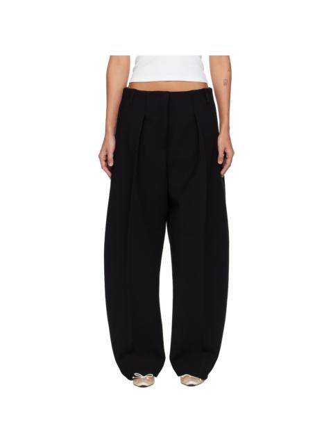 Black 'The Ovalo' Trousers