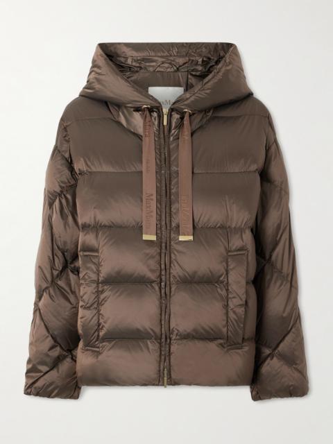 The Cube Hooded Quilted Shell Down Jacket