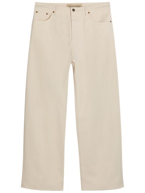 Valentino Garavani Wide-leg Denim Jeans