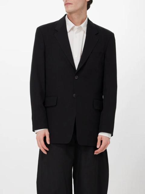 Vienna single-breasted twill suit jacket